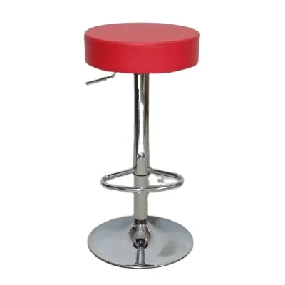 Modern Leather Metal Adjustable Height Swivel Seat High Chair Bar Chairs Stool Bar
