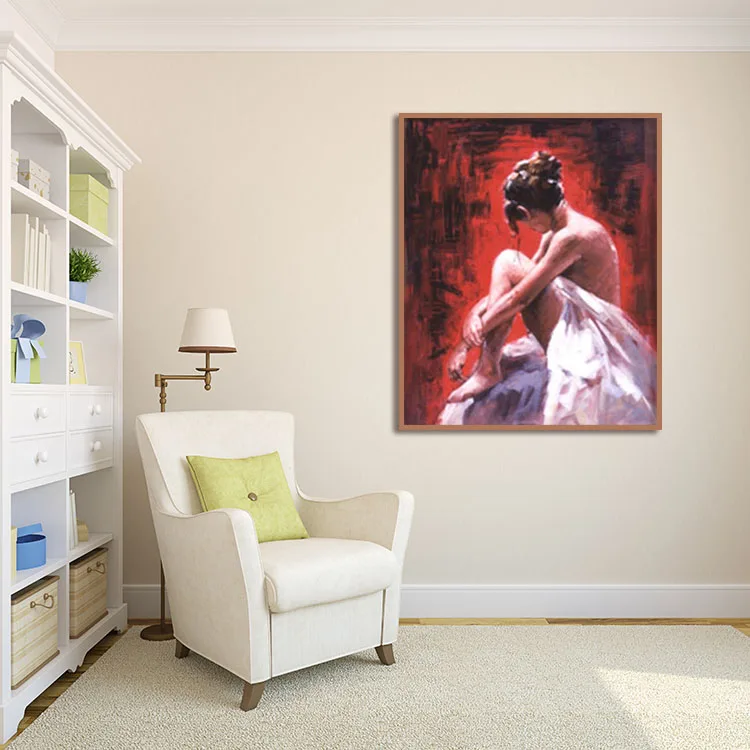 Современный домашний декор абстрактная обнаженная живопись Обнаженная красивая китайская девушка обнаженные Масляные картины по номерам