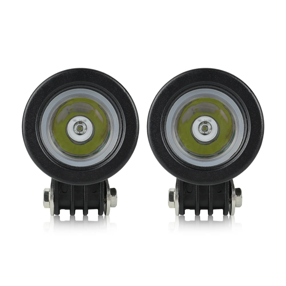 Qidewin new design super brightness flood spot Beam 3inch Round mini 10W round led work light for offroad Motorcycle trucks car