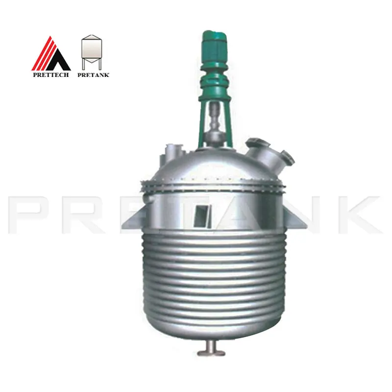 Customized Jacketed Stainless Steel Chemical  Coil Reactor For Resin Adhesives Paint Cosmetics