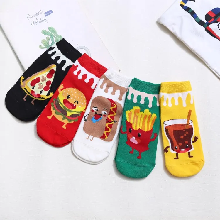 Забавные милые носки Harajuku Calcetines Meias Мультяшные низкие ODM школьные хлопковые новые Модные сувенирные до