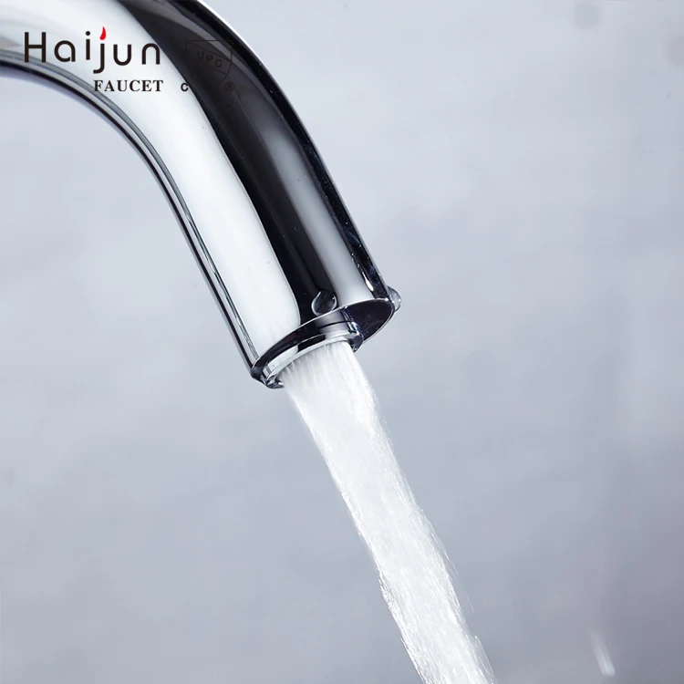 cUPC Deck Mounted Automatic Water Saver Salon Bathroom Kitchen Basin Smart Faucet Mixer Tap Taps Sensor