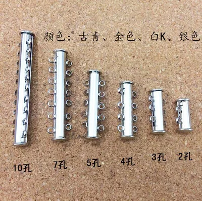 
10 pcs/package diy jewelry accessories magnetic buckle pearl bracelet necklace buckle three-breasted connection buckle 