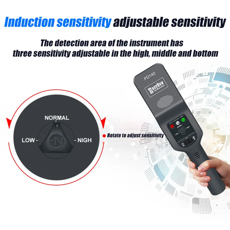 Ручное оборудование для контроля безопасности портативный металлоискатель ручной металлодетектор проверки детектор золота обнаружения тела