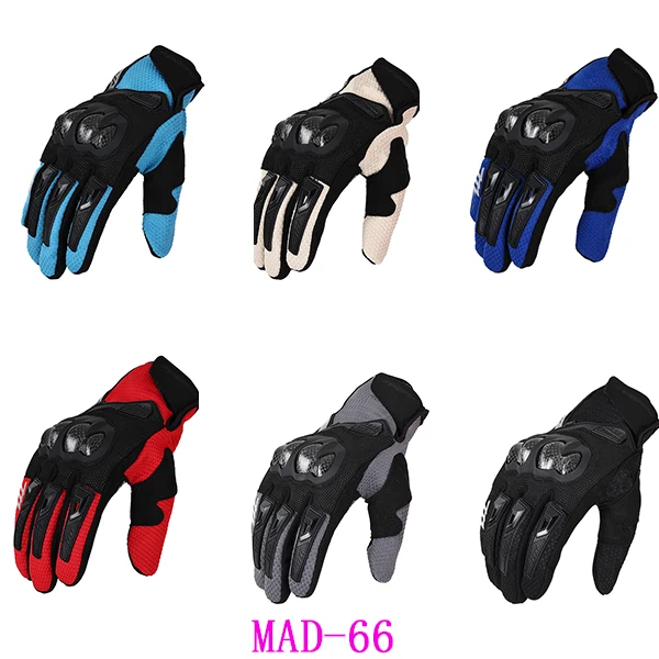 guantes de motocicleta acerbis Hot sale factory direct Dirt Bike Unisex Touch Screen custom drift race gloves MAD-66