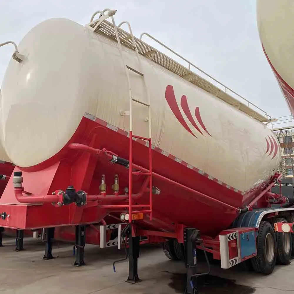 Vehicle Master 3 axle 60CBM powder transporting bulk cement tanker semi trailer