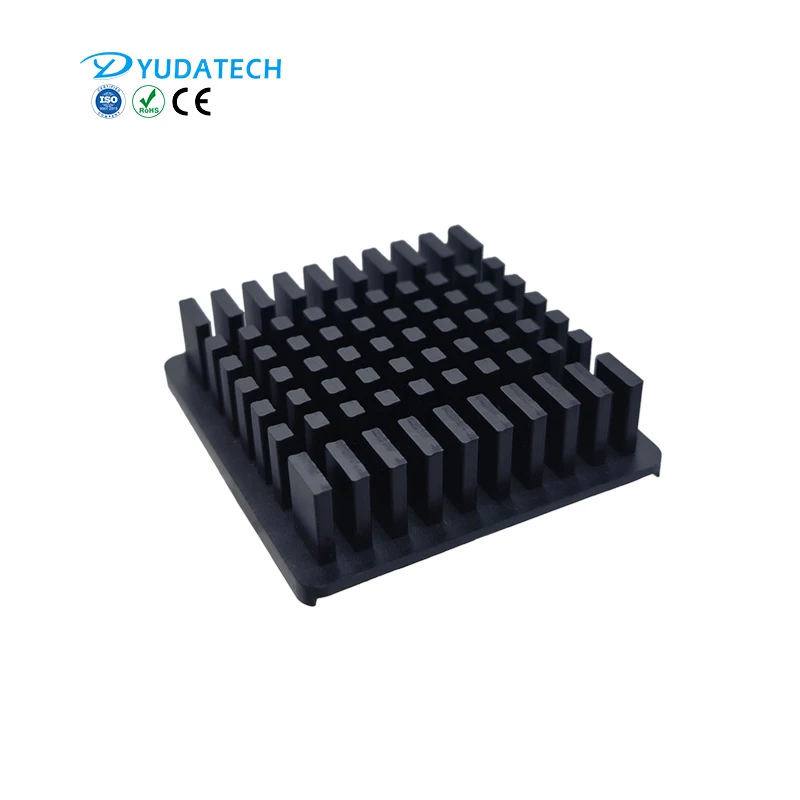 customizes various sizes of motherboard chip heat sink aluminum cold forging raspberry pi 4b heatsink