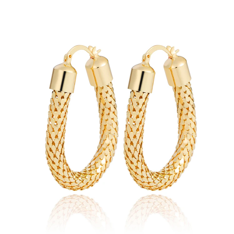 
Copper Alloy 14k Gold Color China Wholesale Cheap Price Tear Drop Earrings 