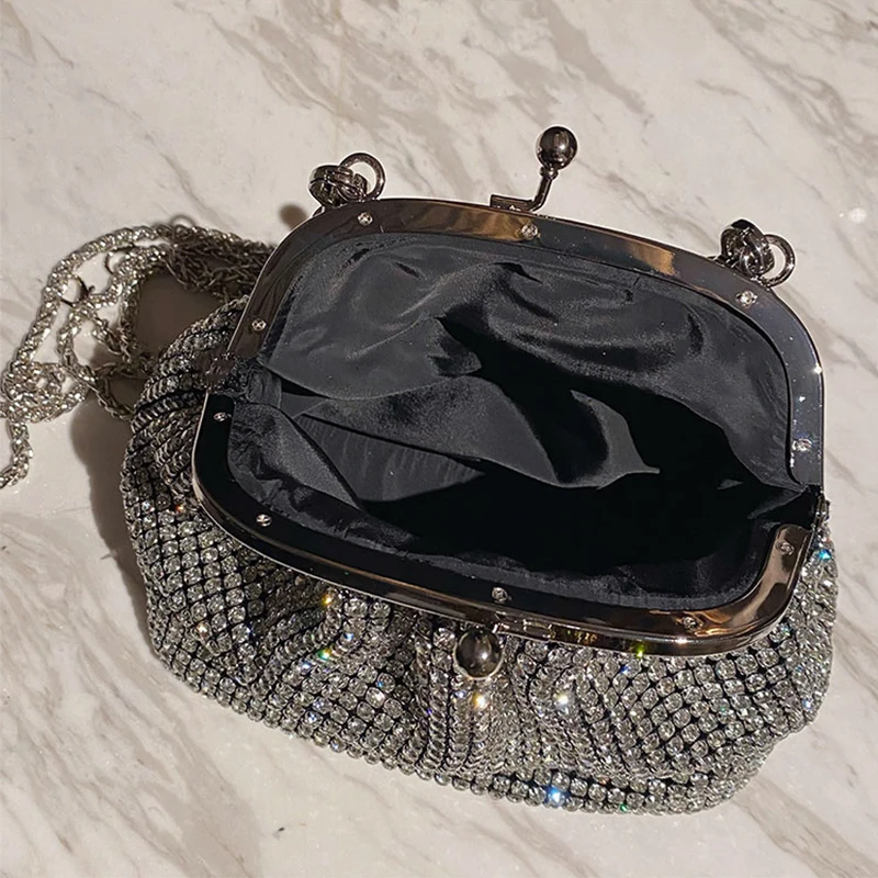 Rhinestone Bag Clutch Purse for Women Purses and Handbags 2023 Wholesale Rhinestone Clutch Bag Luxury Wedding Party Evening Bags