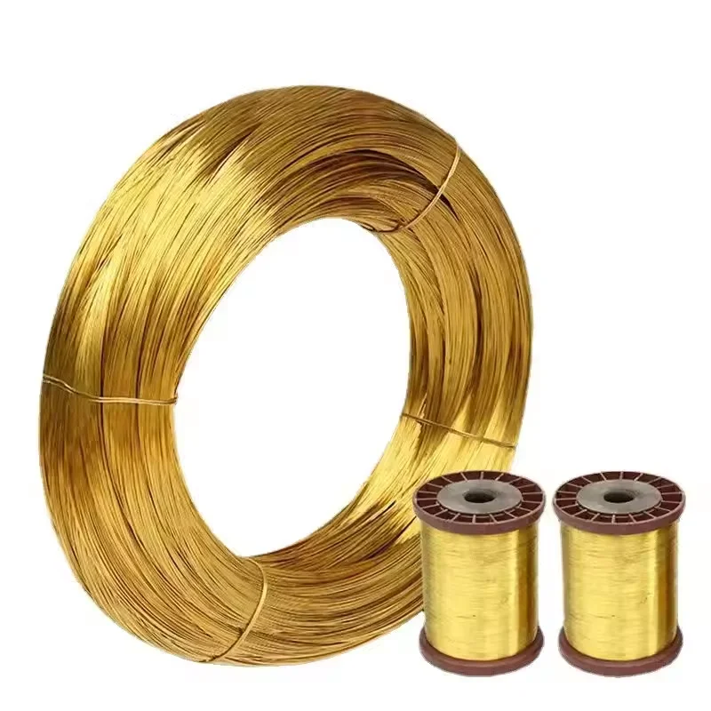 Factory Brass wire 0.1-20.0mm ultra-fine brass wire H62 H65 H68 all hard brass spring wire