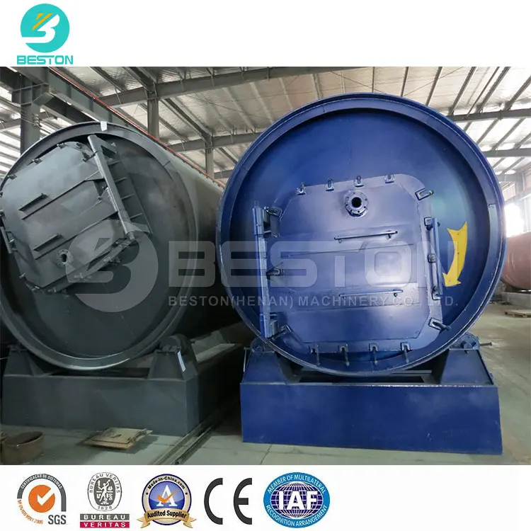 Automatic 6-16ton Waste Tyre Pyrolysis Machine Manufacturing Plant,waste Plastic and Tyre Pyrolysis Plant 2800*7100mm 350000 KG