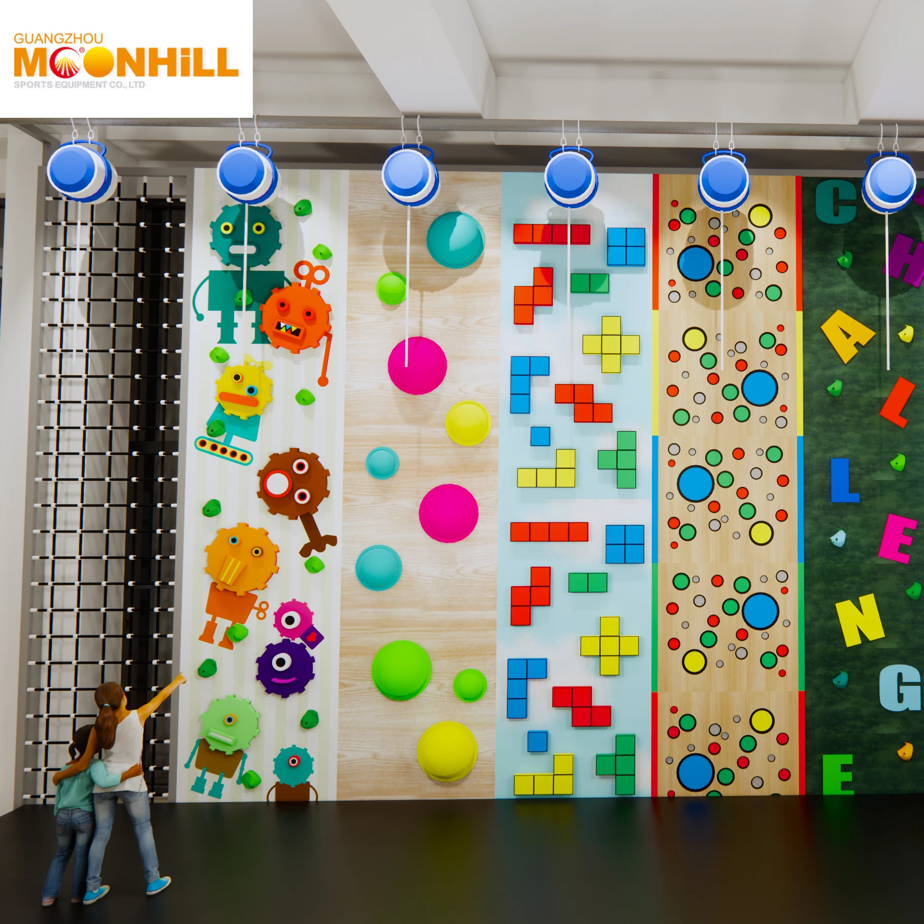 The popular Climbing Wall factory specializes in making climbing walls