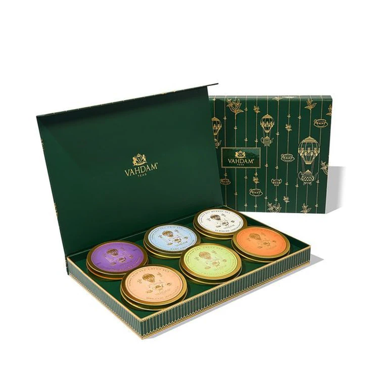 Wholesale OEM Custom Chinese Luxury Tea Set Package Food Beverage Gift Packing Kraft Cardboard Paper Packaging Box For Tea Bags