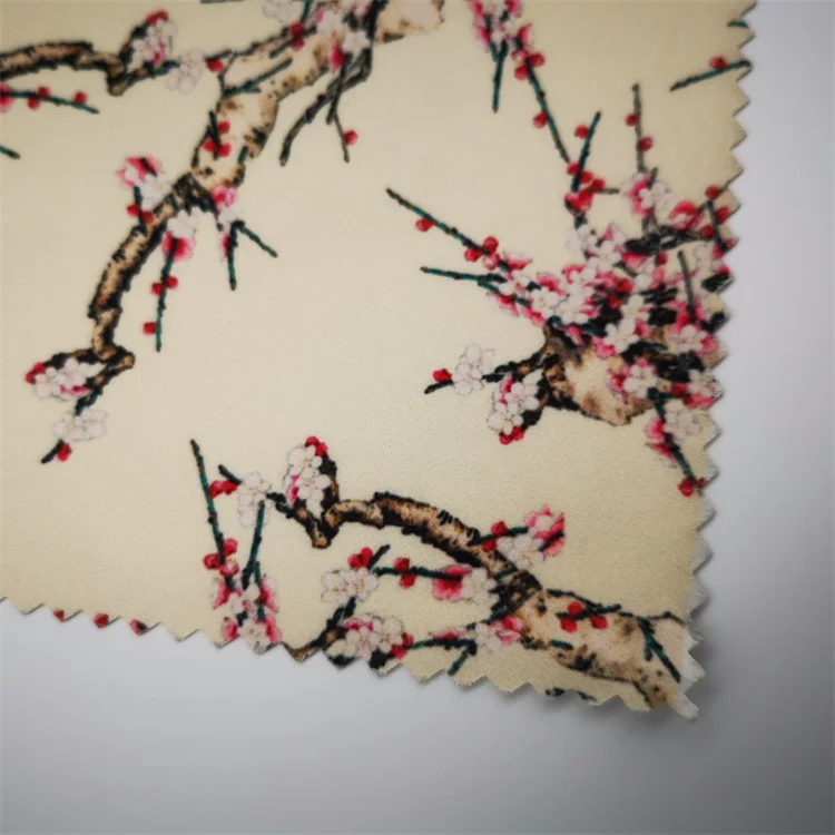 
Customized good quality anti static digital printing polyester fabric 100D four way stretch 