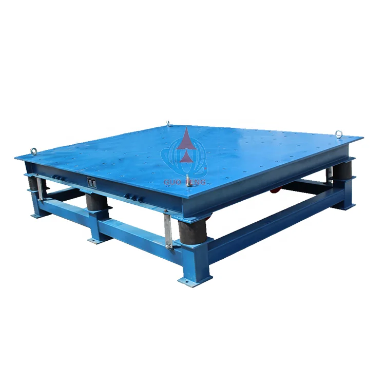 Customized Size 1500mm*1500mm Automatic Vibrating Table for Mould Pavers Processing