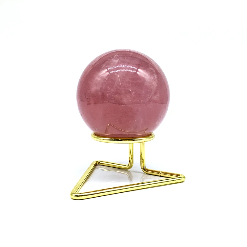 Wholesale Natural Crystal Sphere polished rose quartz balls heading pink crystal large sphere for home decoration and gifts