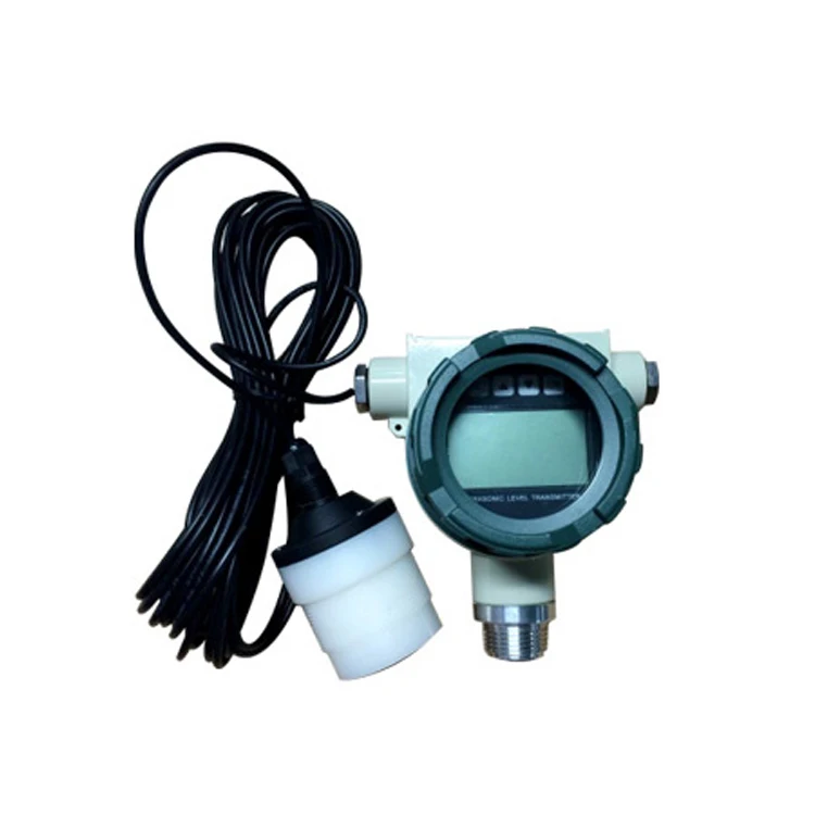 Digital ultrasonic level measuring instruments indicator compact meter diesel fuel tank sensor