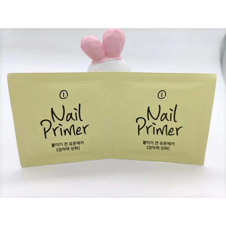 Disposable Safety Standard Natural Non-toxic 1pc Singe Cleaning Nail Glue Wipes