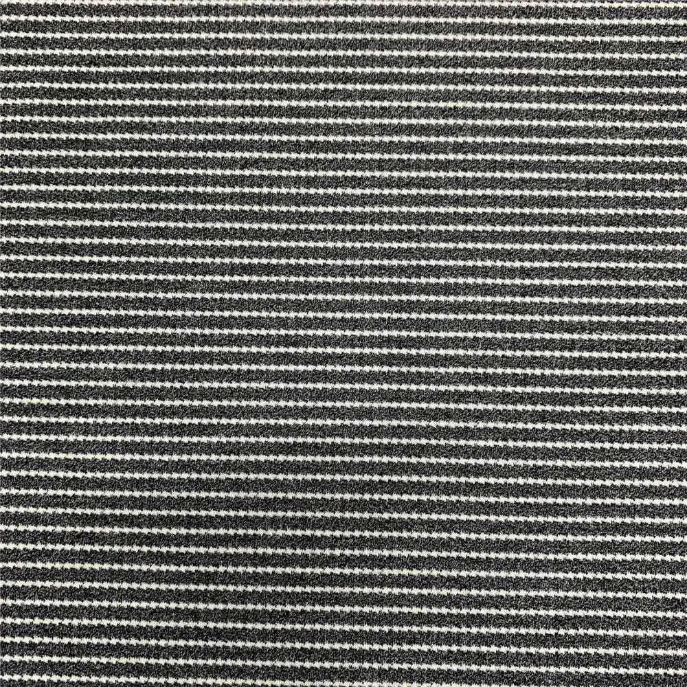 StockLot Factory Direct Selling Yarn Dyed Striped Full Color Selection 1X1 Rib Knit Fabric TR Rib For Woman