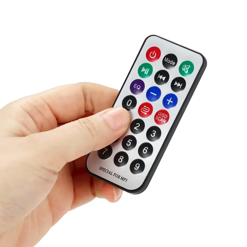 With power amplifier 2 * 3w lossless car mp3 decoder board audio decoder board module receiving module 12V