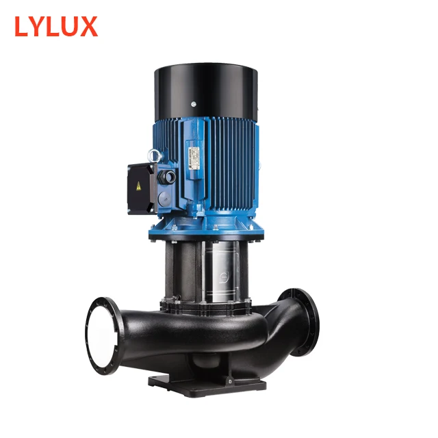 Discharge diameter DN32/DN40 Vertical Inline Single Stage Pumps for comercial building/apartment/HVAC system