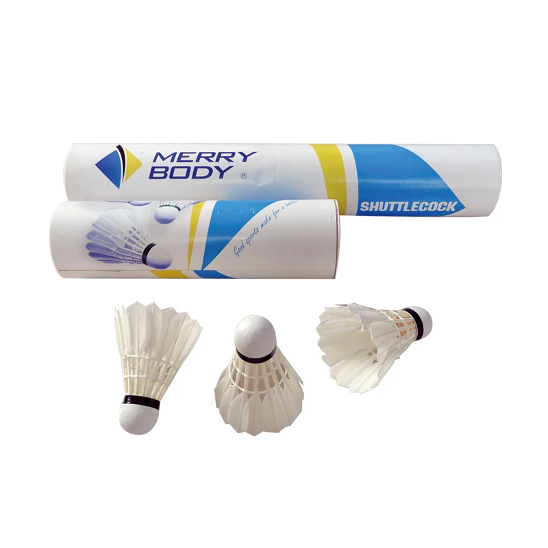 Суперклассный Волан для бадминтона EG1130 с гусиными перьями