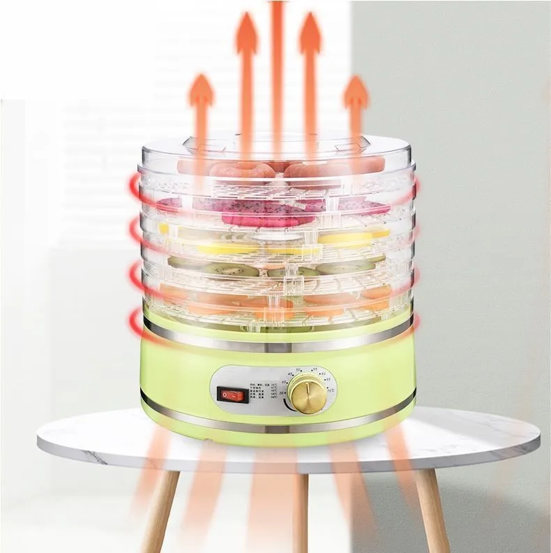 Household food dehydrating home air dryer resin Drying dehydrator machine 5 trays