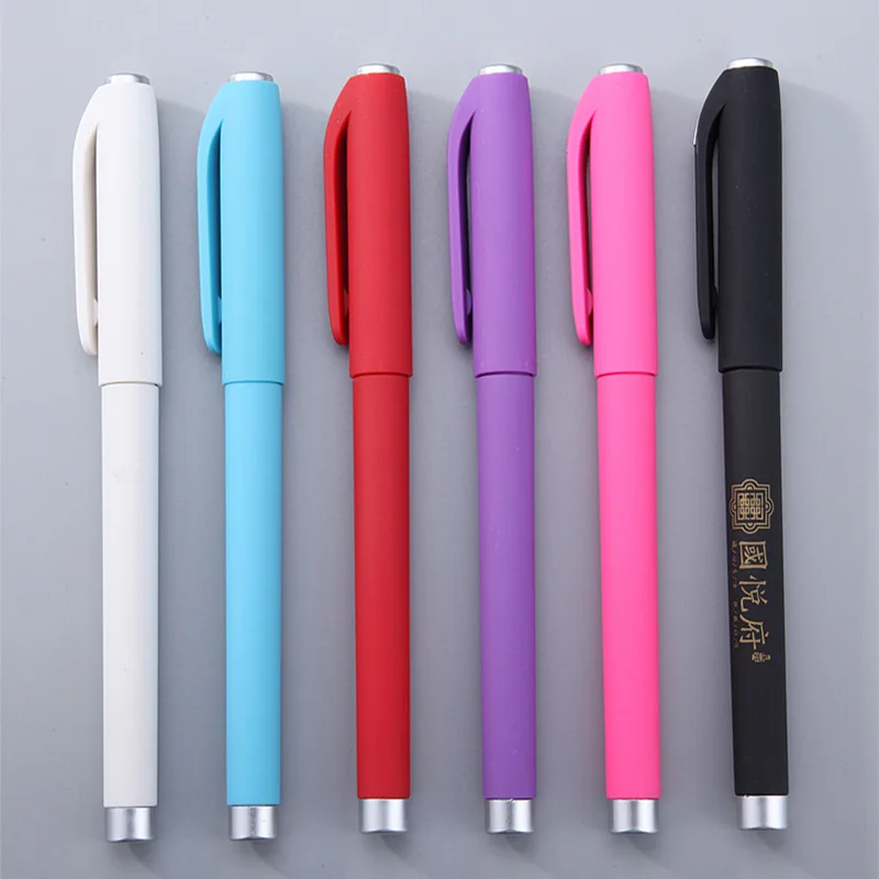 2023 hot sale Free Samples Plastic Gel Ink Pen 0.5mm Tip Liquid Gel Pens Premium Roller Pen For Advertising Promotion