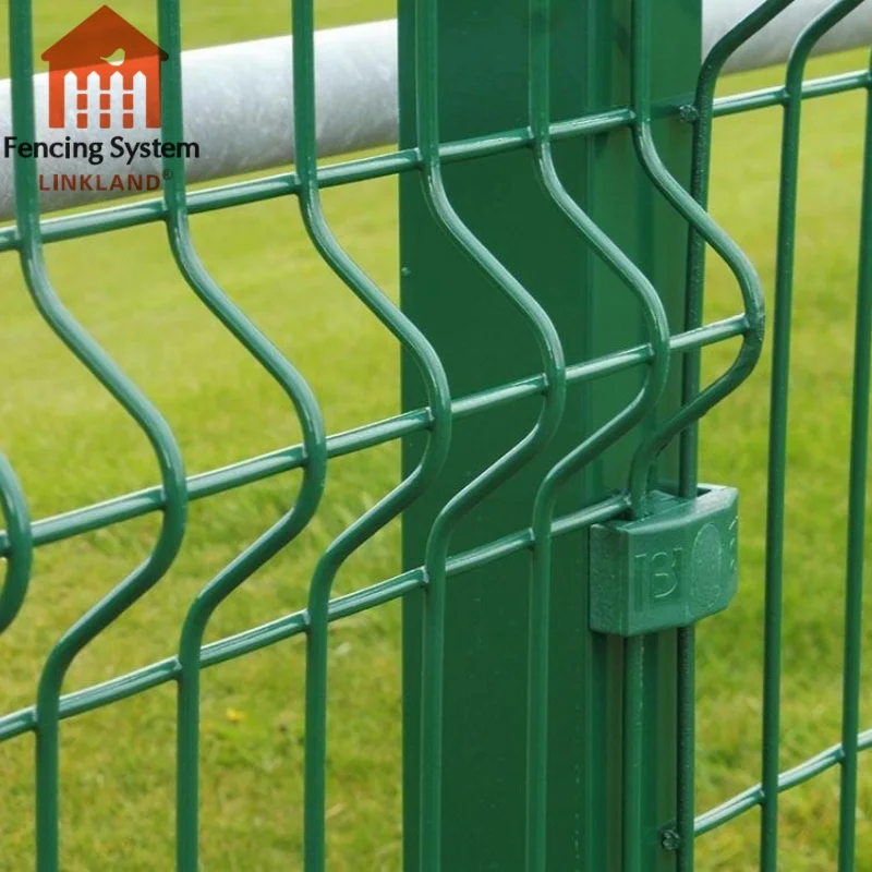 China made best quality double loop wire mesh fence 3d curved welded wire mesh fence panel for garden