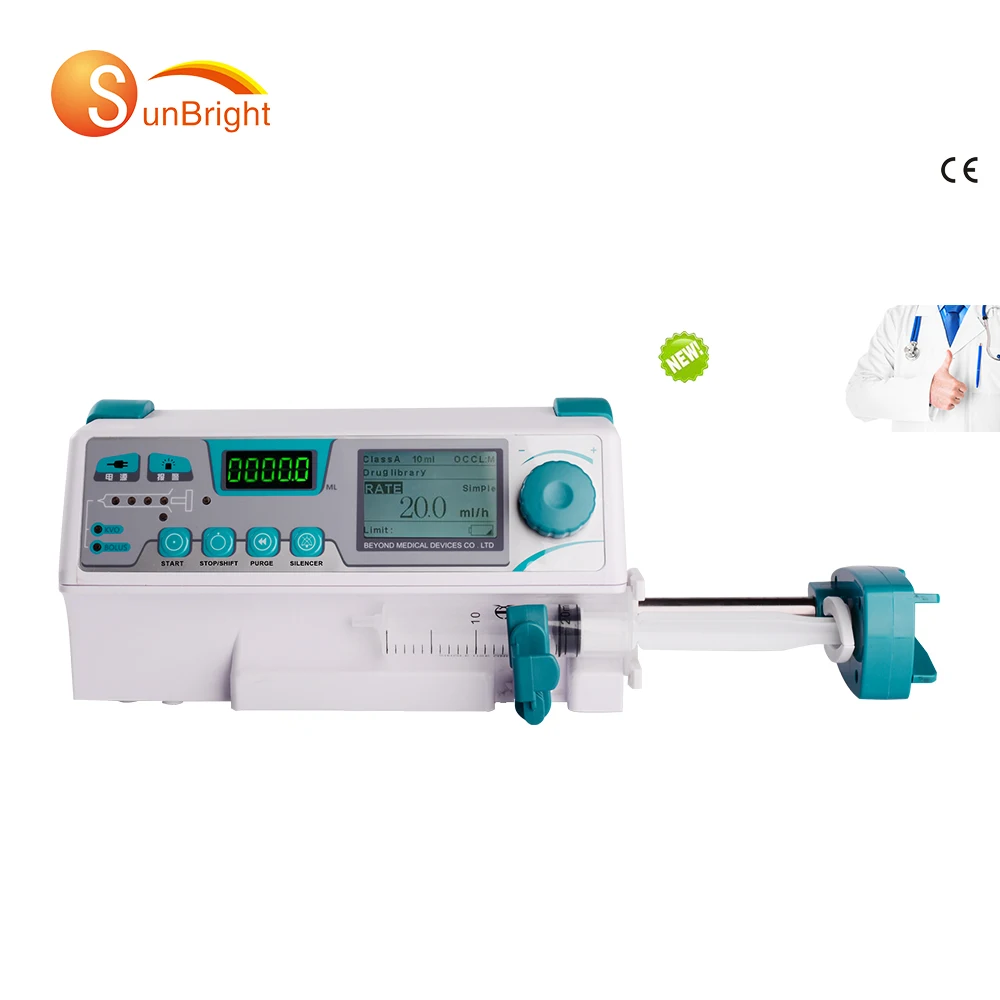 One channel Electric Syringe Pump for Multiple Drug Injection