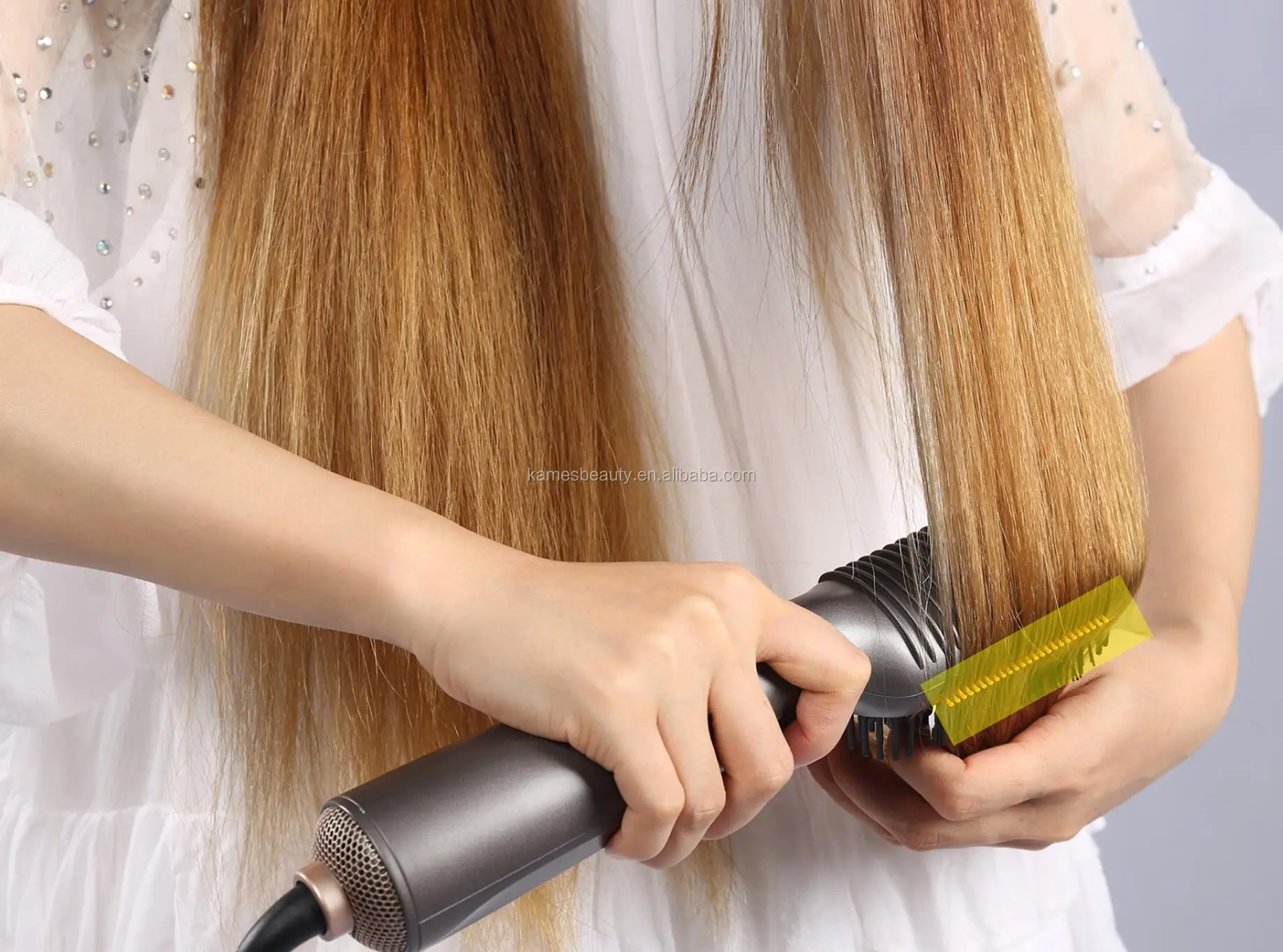 
Infrared Ionic Hair Dryer Straightening brush 