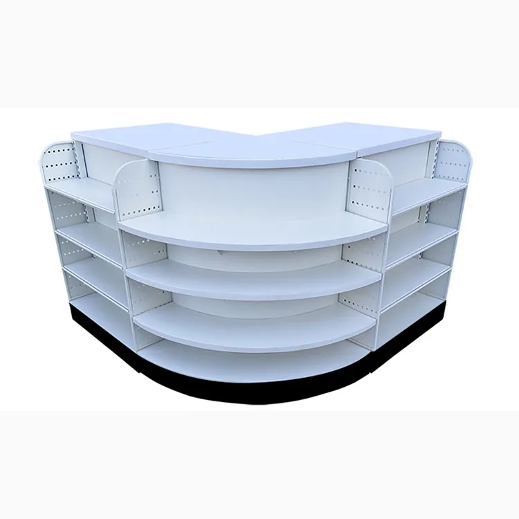 Hot sale Retail Convenience Store Popular Supermarket Grocery Checkout Counter Cashier Desk