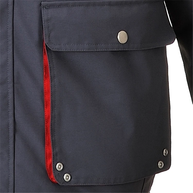 Oxford Cloth China Keep Warm Workwear Men Pure Cotton Workwear Hoodie Workwear