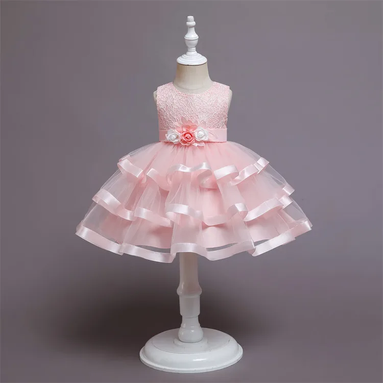 Factory direct sales Tutu Flower Girl Party Concert Dress Princess Kids Evening for Baby Girl Dress