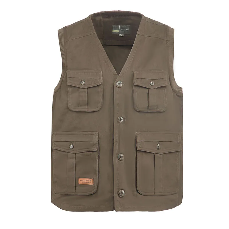 Summer Breathable Mesh Men Vest Multi-Pockets Tactical Vests Outdoor Fishing Hunting Hiking Vest Photography Sleeveless Jacket