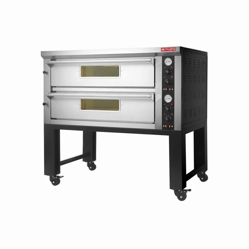 Hot sale restaurant hotel commercial pizza baking machine 12 inches 16 inch stone gas pizza oven