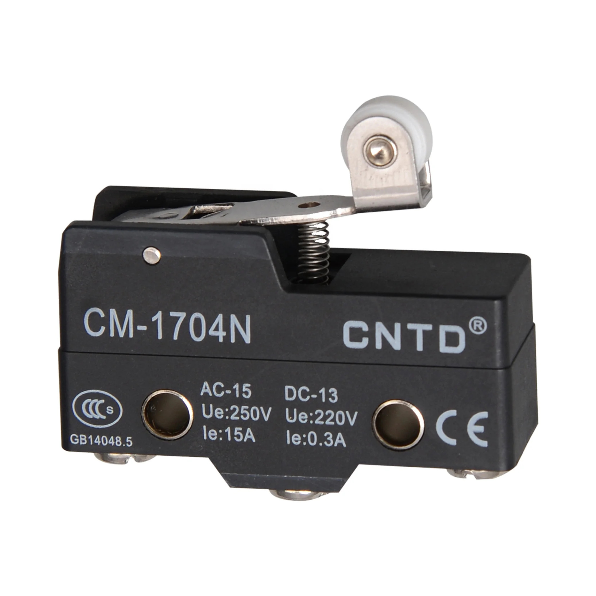 CNTD Engineering Plasics Shell High Accuracy Various Actuators 15A 250V Horizontal Limit Switch CM-1703NM