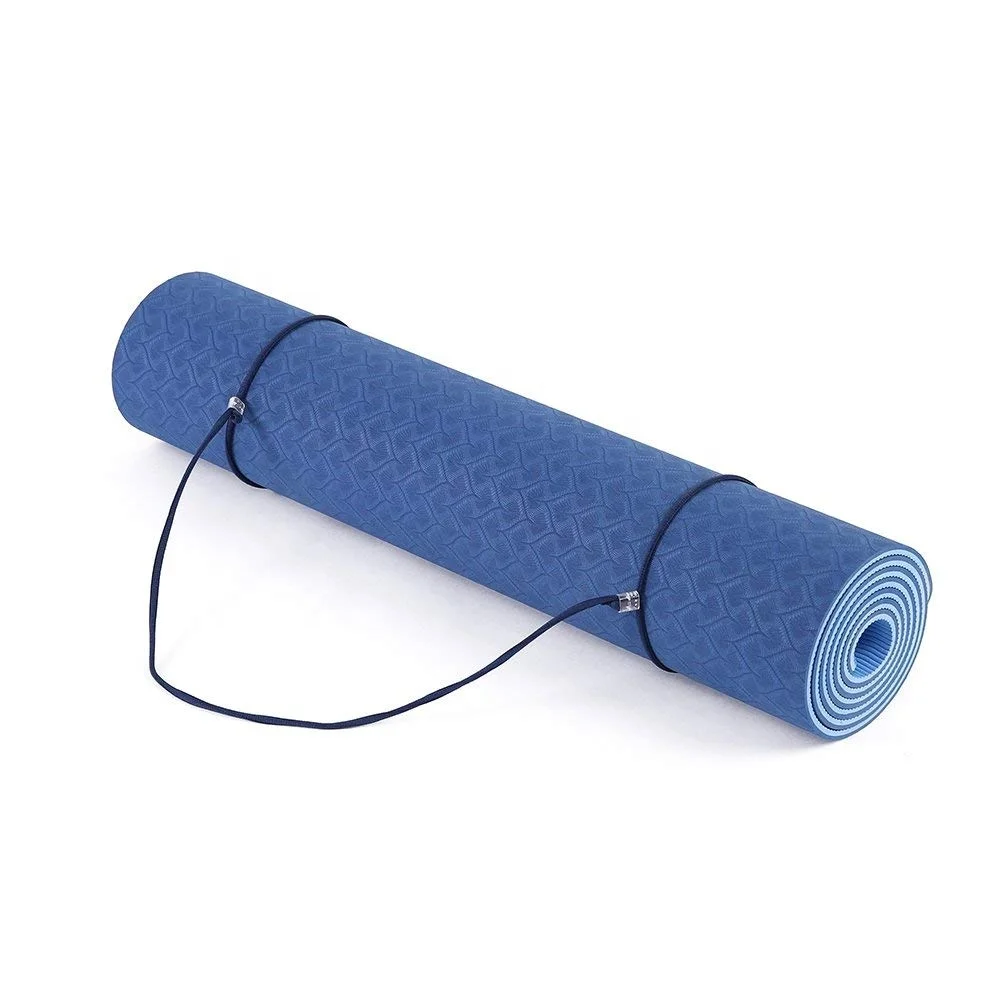 Eco friendly non-slip custom yoga mat natural rubber custom printed pilates matsAnti slip TPE yoga mat with print