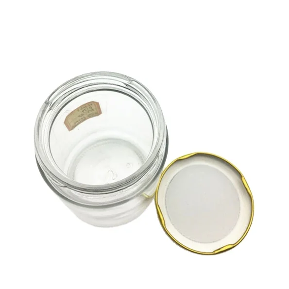 Китайская Фабрика 150 мл 250 мл 300 мл 750 мл 1000 мл 1500 мл стеклянные банки mason оптом с золотой металлической крышкой