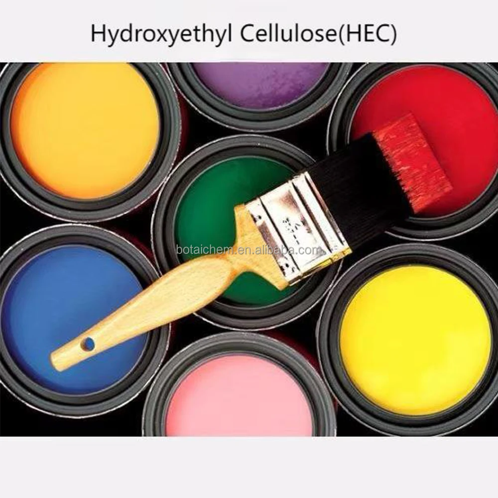 THYLOCELL HEC 9004-62-0 hec hydroxy ethyl cellulose paint thickening agent hec powder