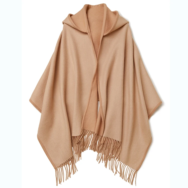 Женские пончо с капюшоном Ponchu, шерстяное женское ирландское одеяло, традиционные накидки Ruana, женские мужские шерстяные пончо с капюшоном