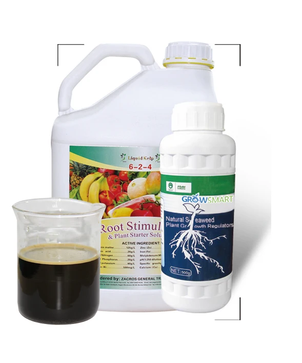 Liquid Organic Fertilizer formulated with Seaweed Extract Amino Acid Humic Acid