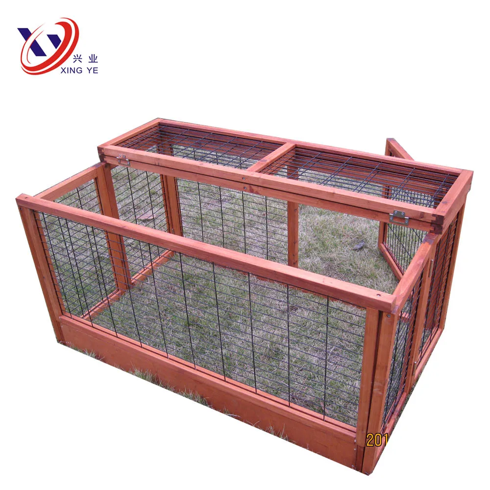 Industrial galvanized pet cage folding rabbit hutch and ruin for sale