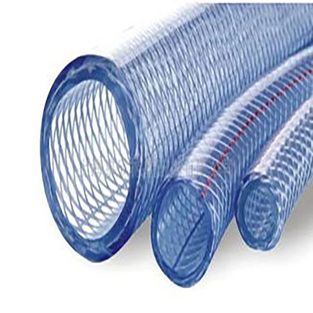 polyester fiber braiding reinforced PVC flexible high pressure hose extruder line poly yarn reinforced PVC garden hose extrusion