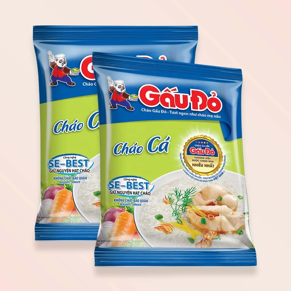  Мгновенная каша с рыбой GAUDO новый вкус супер вкусный и здоровый для домашнего