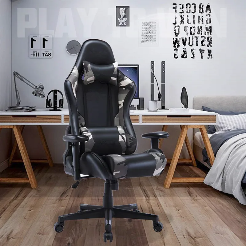 camouflage  Game hero  super deluxe gaming chair high back  racing gaming chair with pu leather