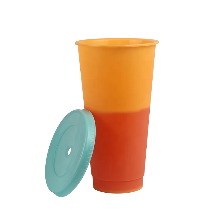 
Personalized Custom Plastic Temperature Color Change Mood Stadium Cups 