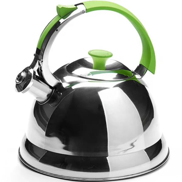 2.5L Auto Handle Stainless Steel Whistling Tea Kettle Water Kettle Amazon Hot Selling Tea Pot For Stove Top