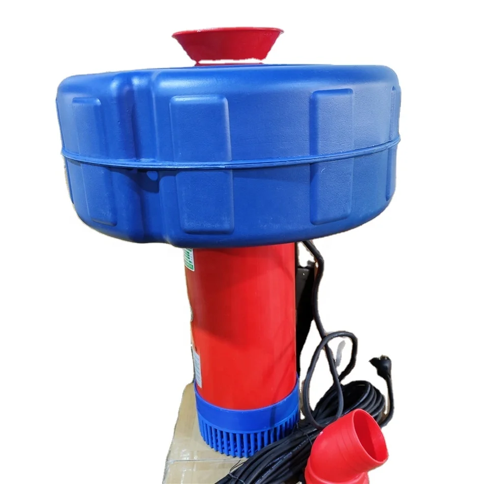 Large 20 meters DC Solar fish farm Pond air water pump Aquaculture Machine Aerators compressor for big fish pond farming