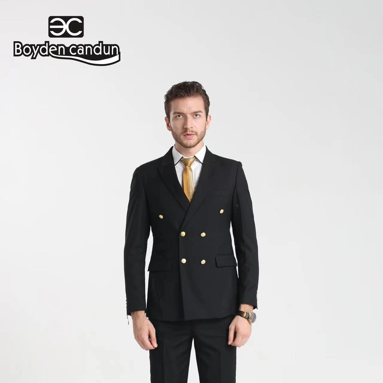 Italian Business 2 Pieces Royal Blue Classic Men Suit Groom Prom Tuxedos Grooms men Blazer Wedding suit for men